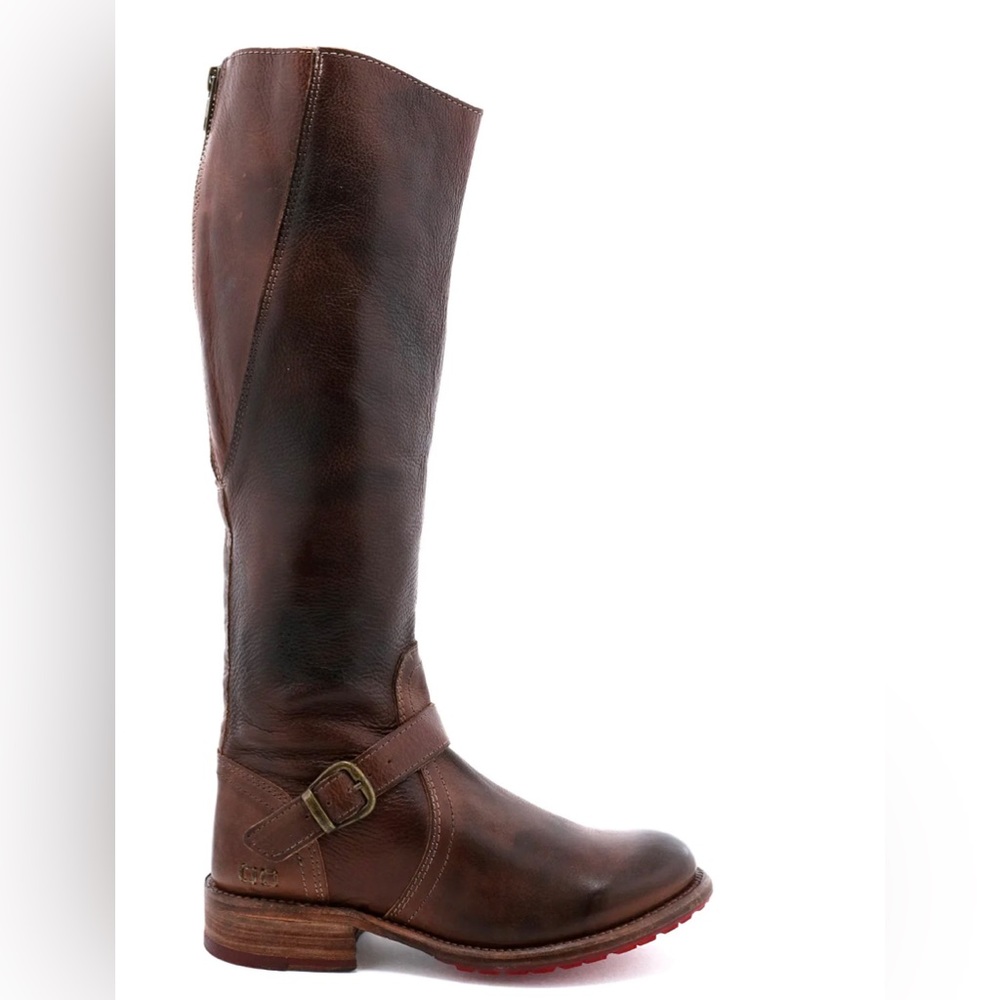 Bed Stu Brown Leather Knee-High Riding Boots - Picture 2 of 8